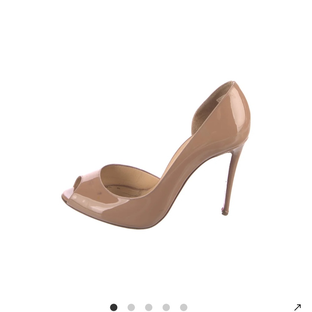 Louboutin Patent Leather D’Orsay Pumps